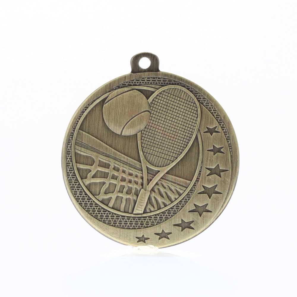 Tennis Wayfare Medal Gold 50mm