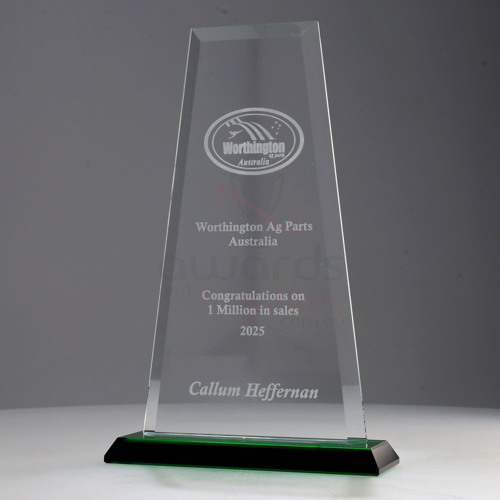 Glass Green Guardian Award 230mm