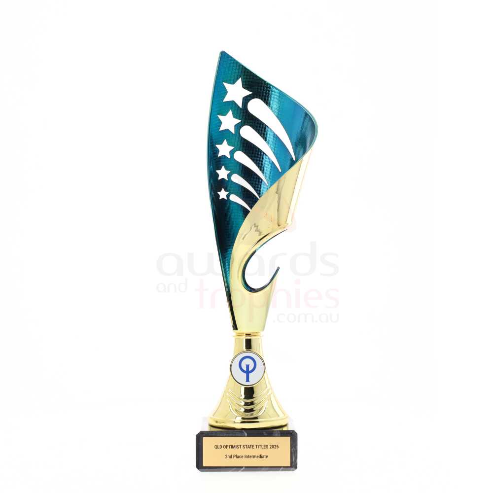Olympia Cup - Gold/Blue 335mm