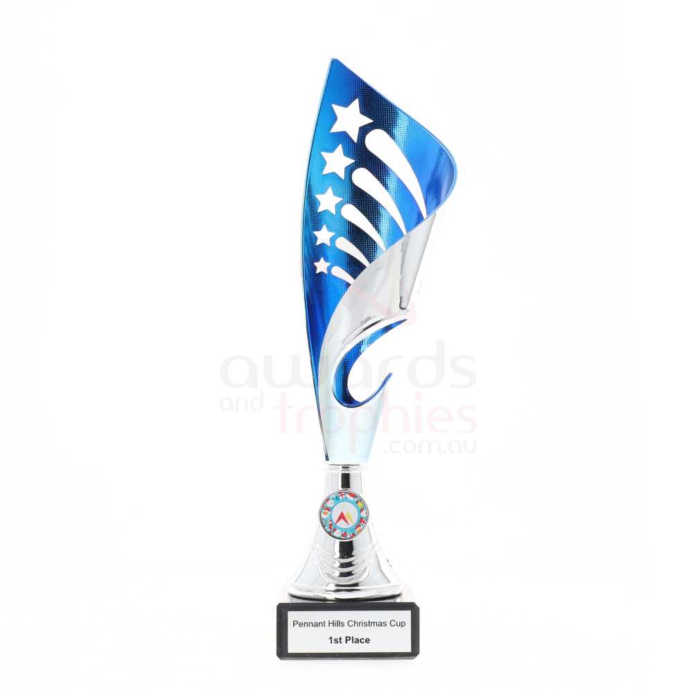 Olympia Cup - Silver/Blue 335mm