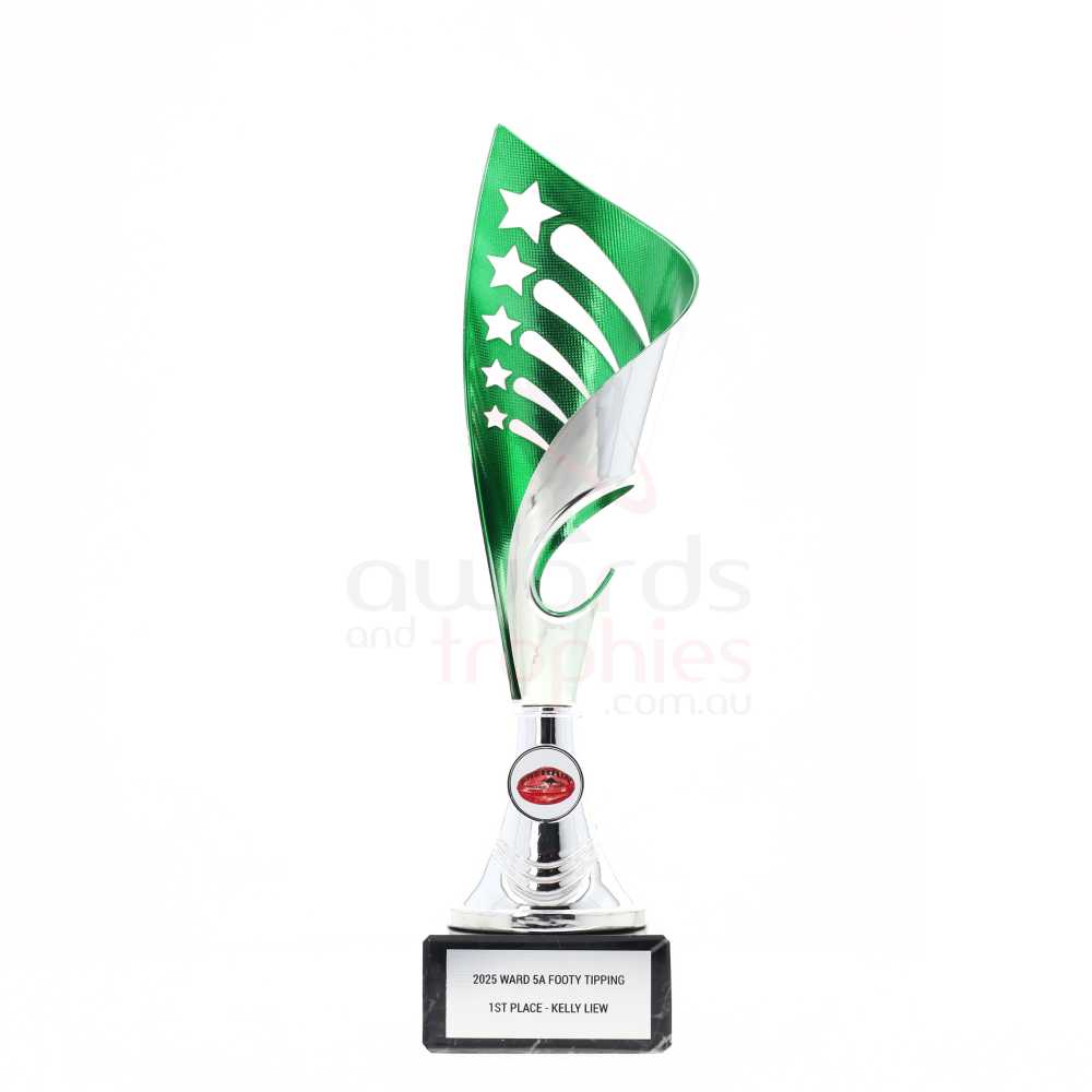 Olympia Cup - Silver/Green 355mm