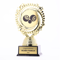 Lawn Bowls Gold Cosmic 150mm