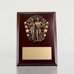 Cosmos Cross Country Walnut Plaque 150mm