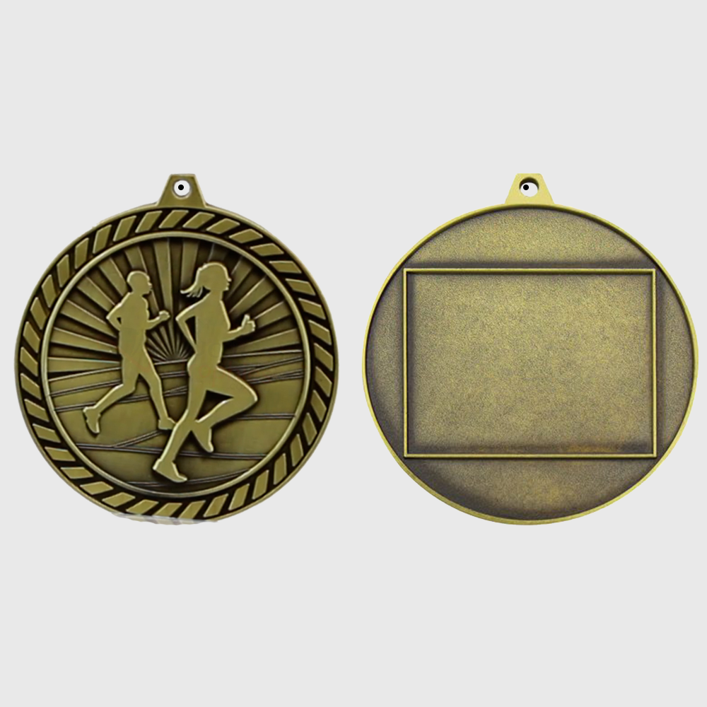 Venture Cross Country Medal Gold 60mm