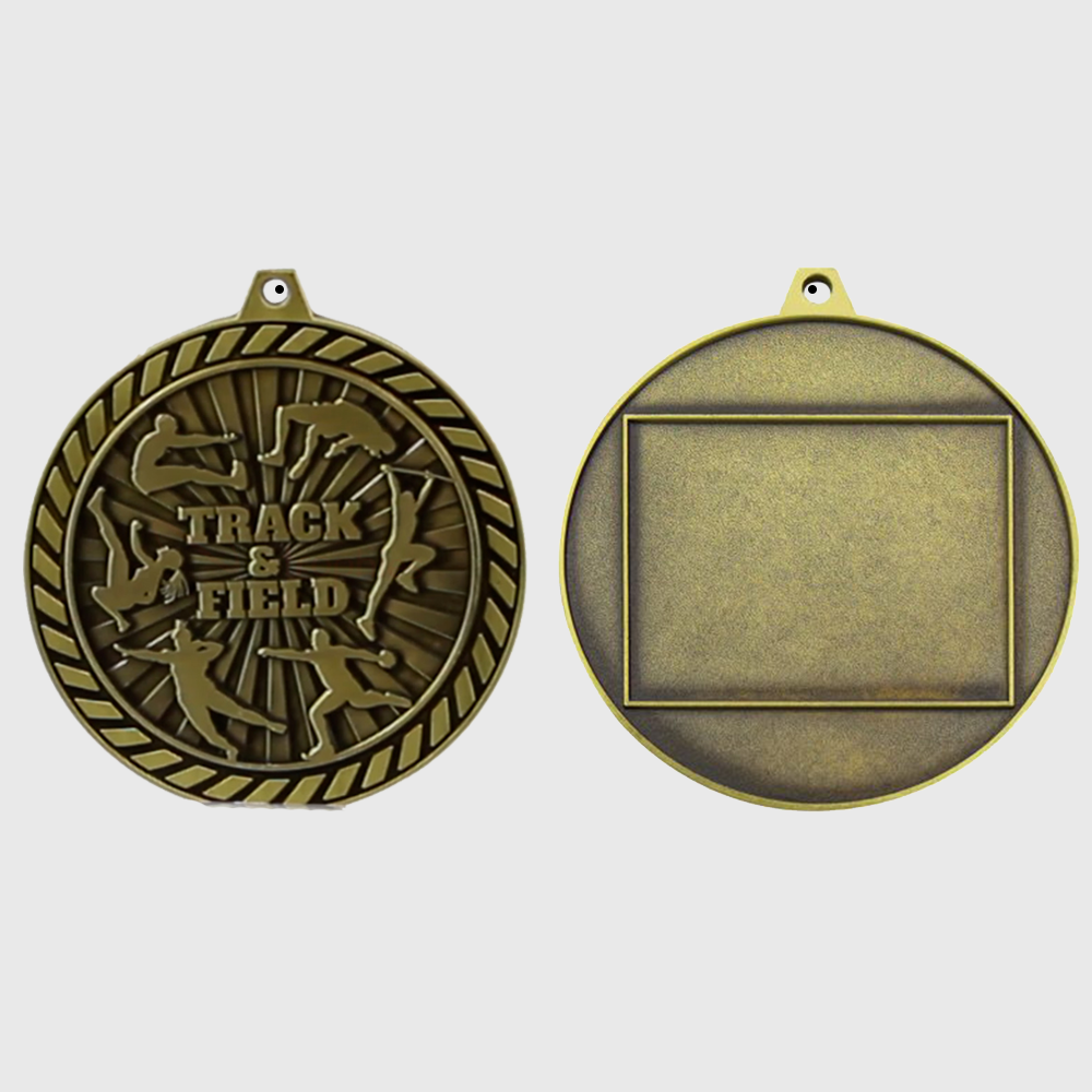 Venture Track & Field Medal Gold 60mm