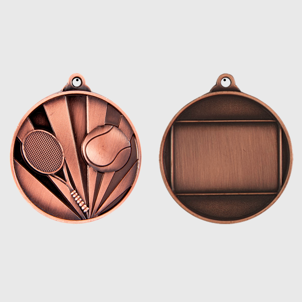 Sunrise Tennis Medal 50mm Bronze