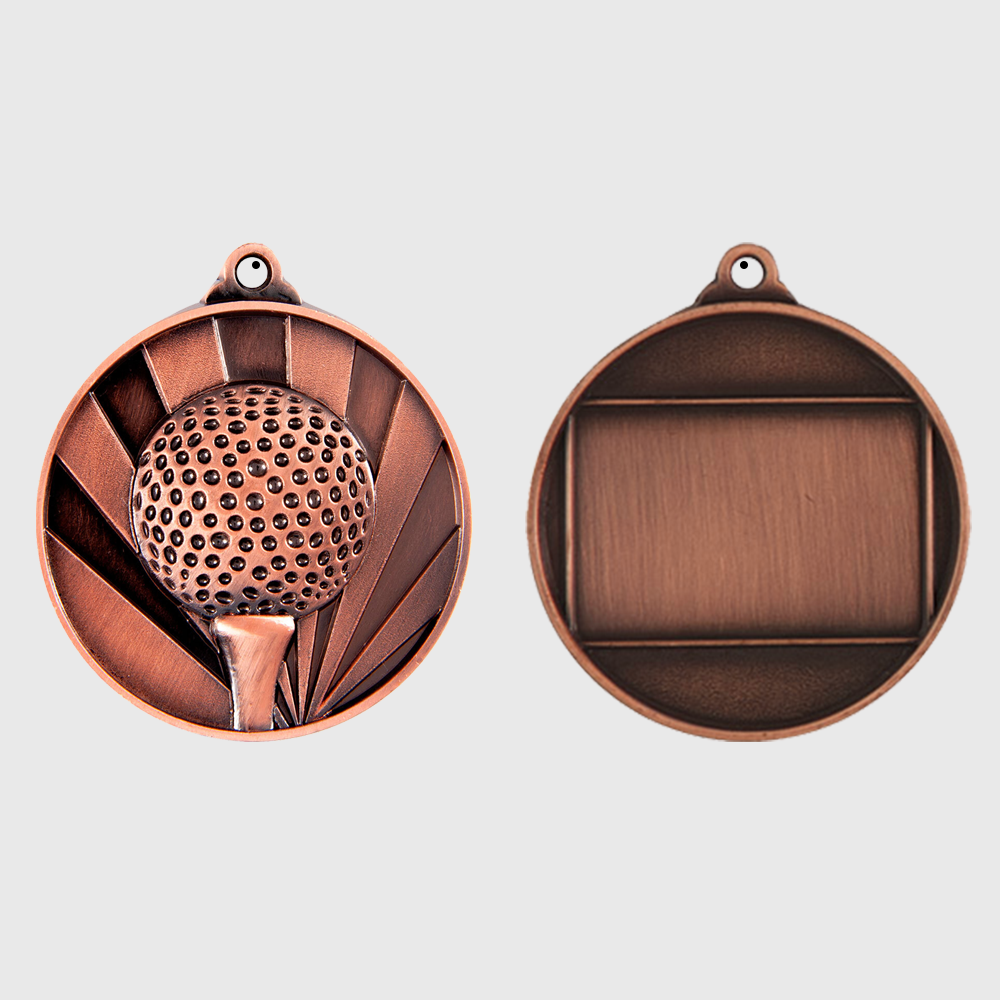 Sunrise Golf Medal 50mm Bronze