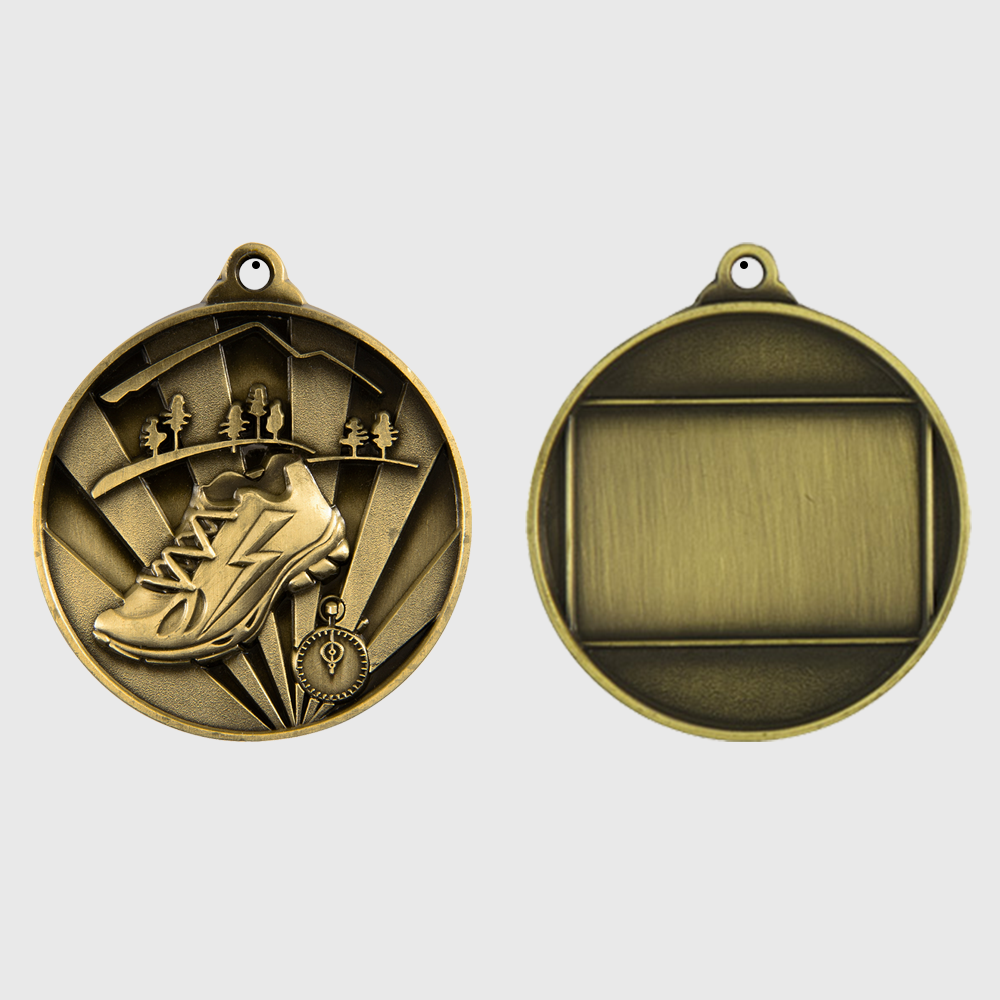 Sunrise Cross Country Medal 50mm Gold