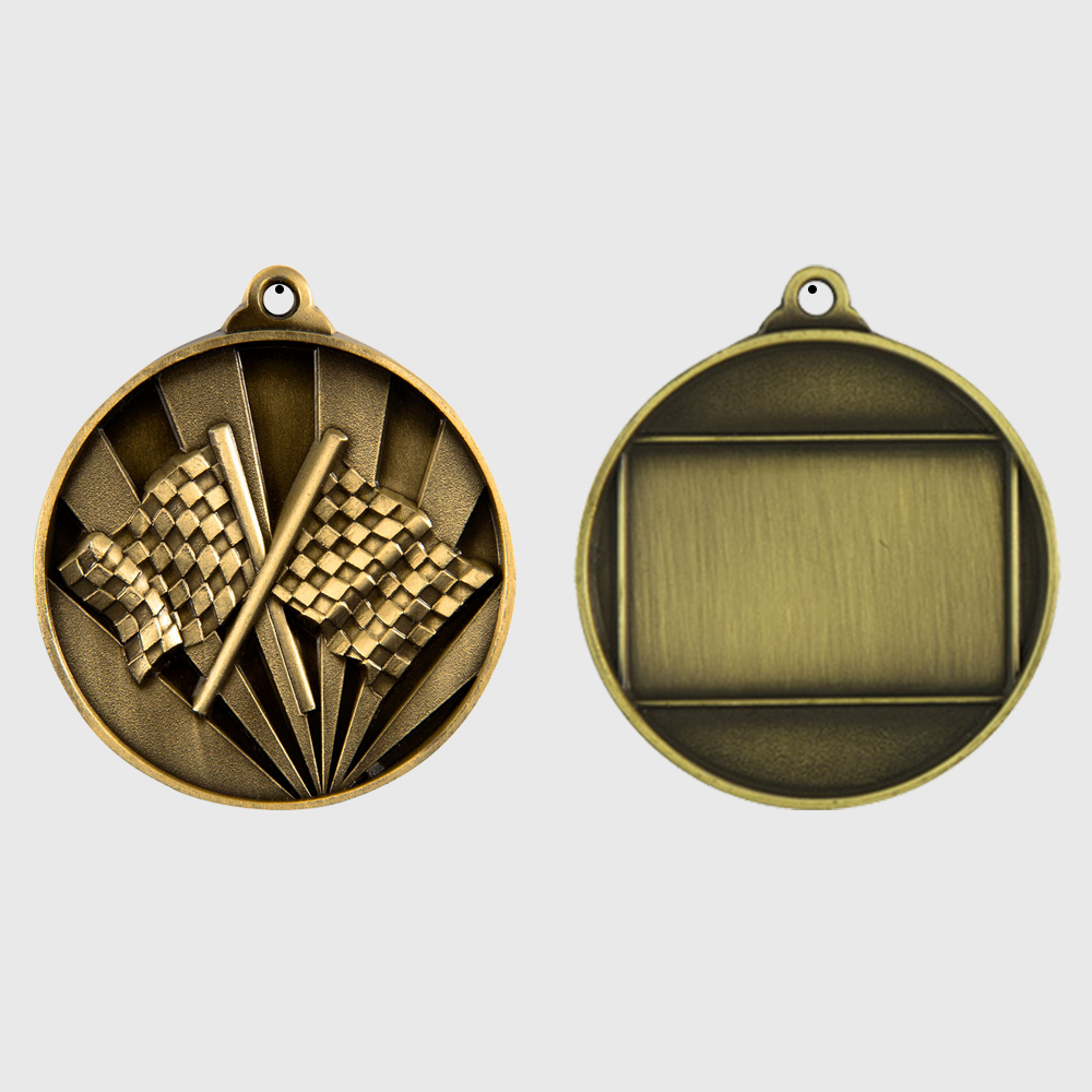 Sunrise Motorsport Medal 50mm Gold