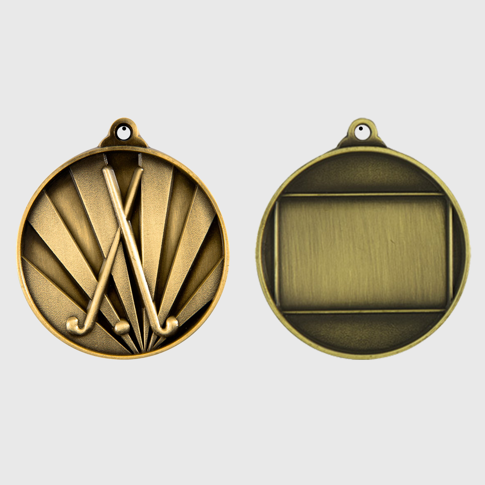 Sunrise Hockey Medal 50mm Gold