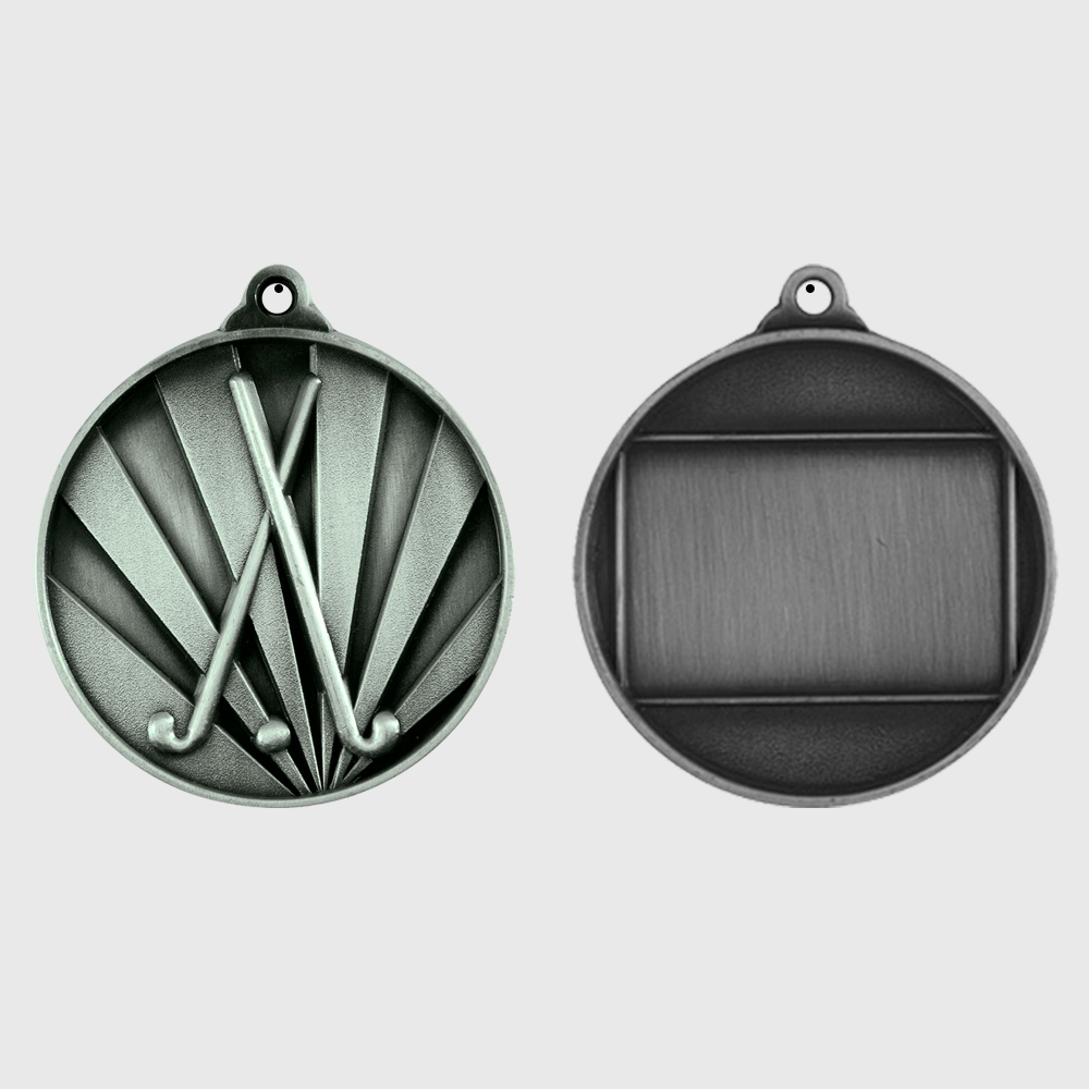 Sunrise Hockey Medal 50mm Silver