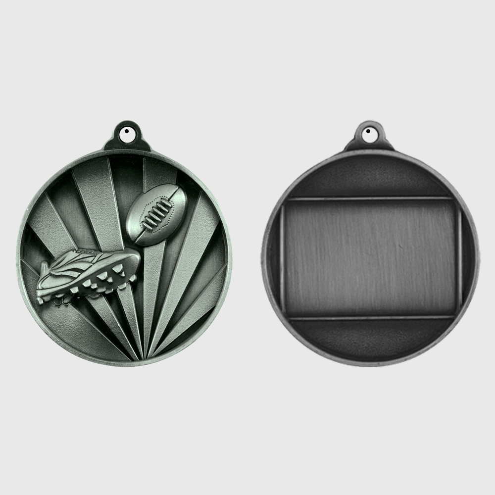 Sunrise AFL Medal 50mm Silver