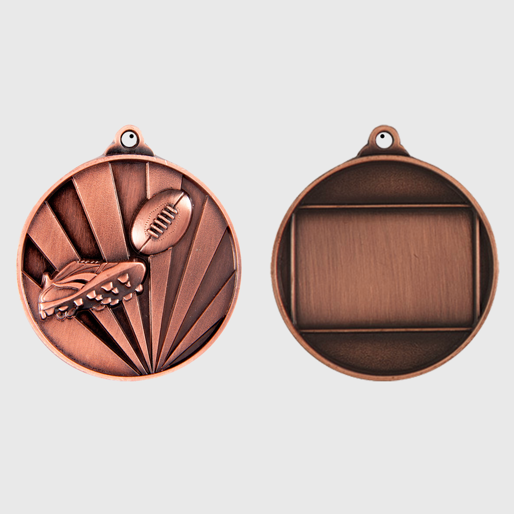 Sunrise AFL Medal 50mm Bronze