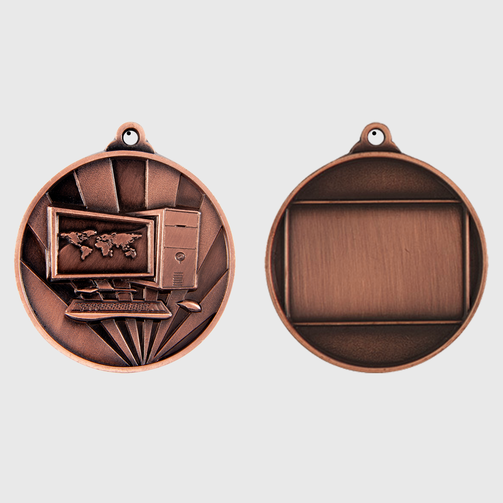 Sunrise Computer Medal 50mm Bronze