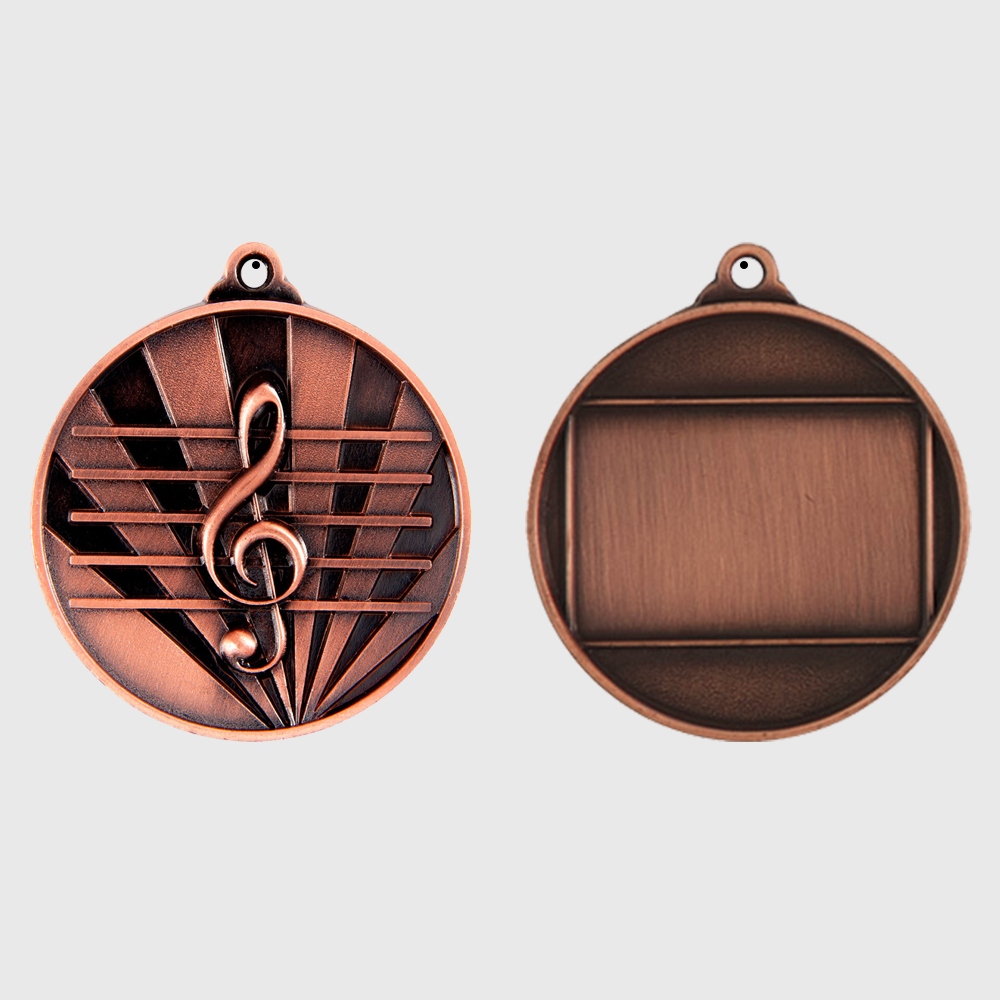 Sunrise Music Medal 50mm Bronze