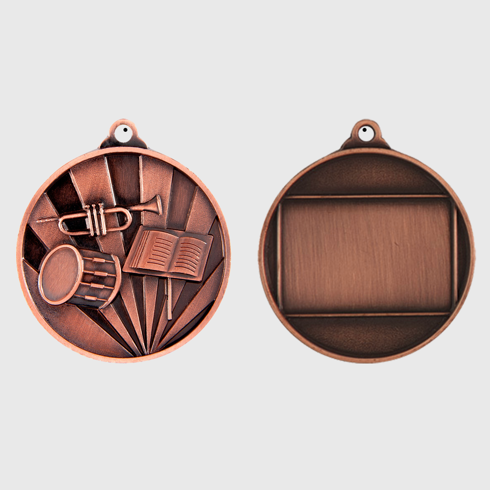Sunrise Band Medal 50mm Bronze