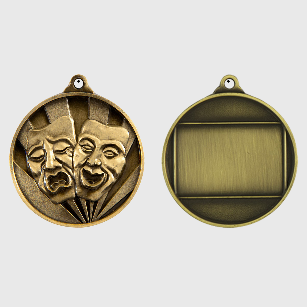 Sunrise Drama Medal 50mm Gold