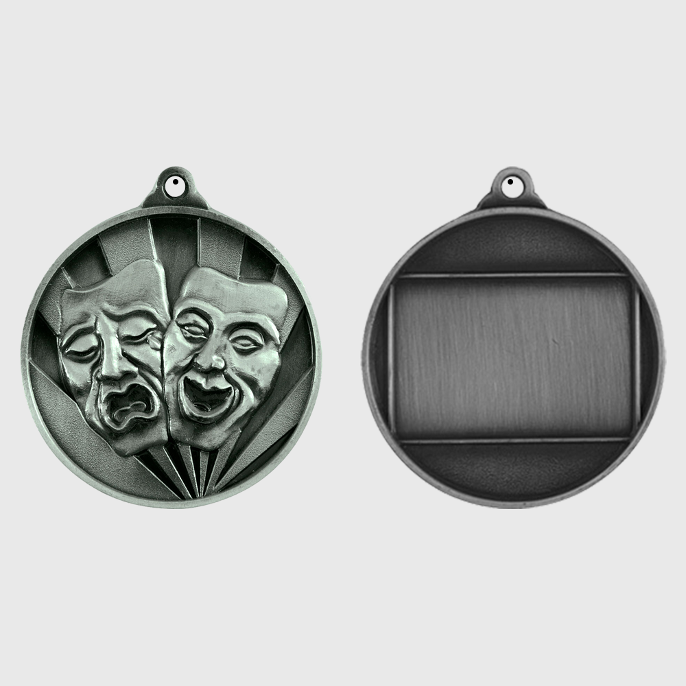 Sunrise Drama Medal 50mm Silver