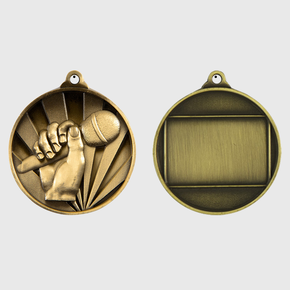 Sunrise Microphone Medal 50mm Gold