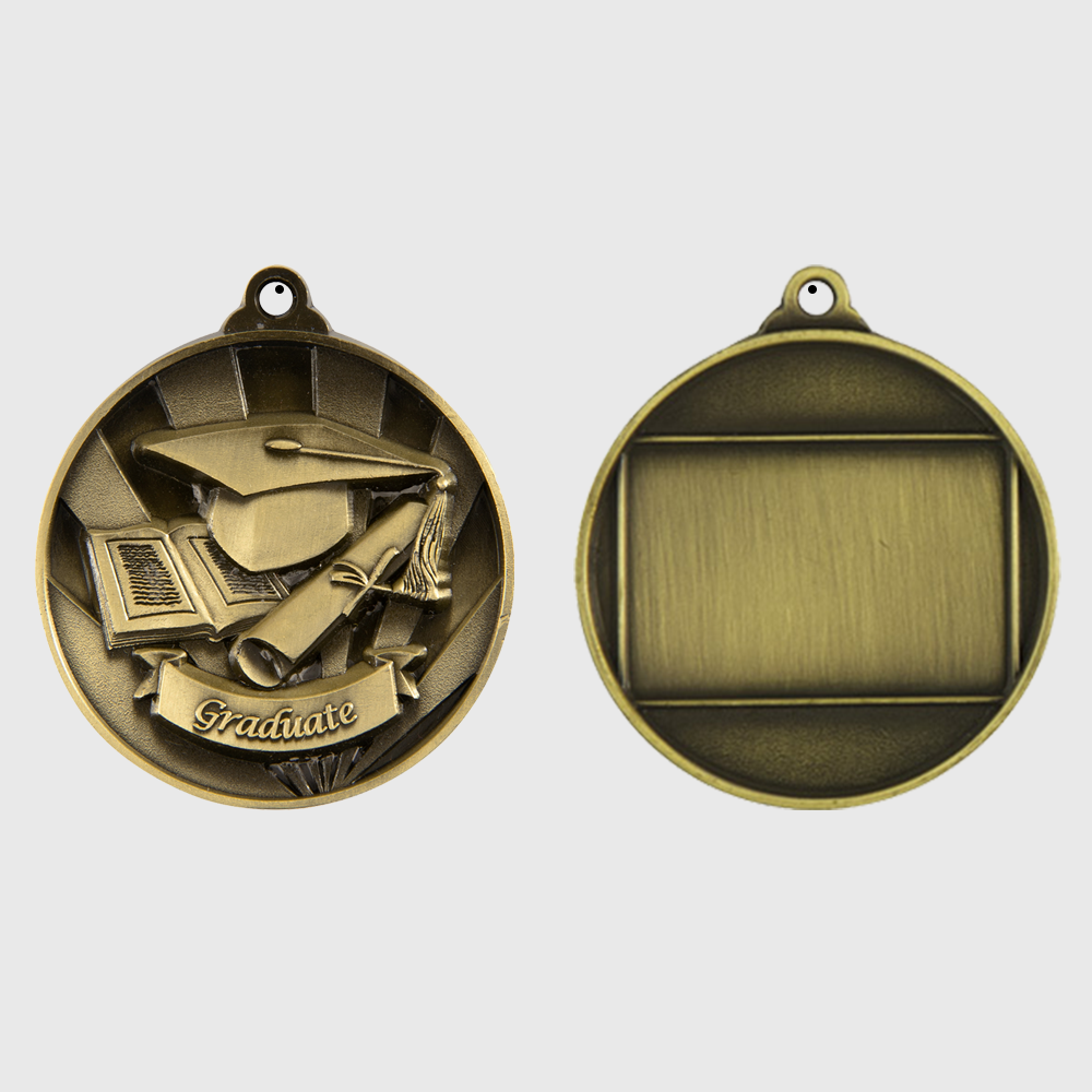 Sunrise Graduate Medal 50mm Gold