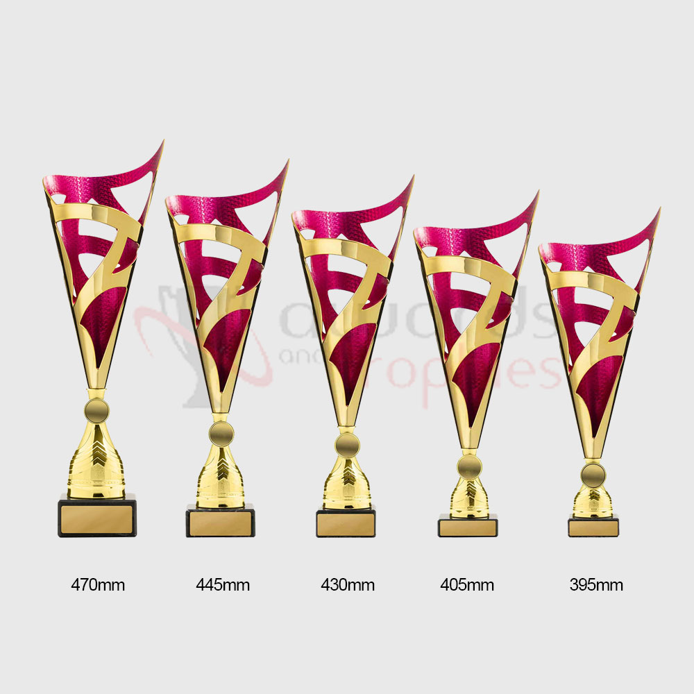 Madeira Cup Gold/Pink 405mm
