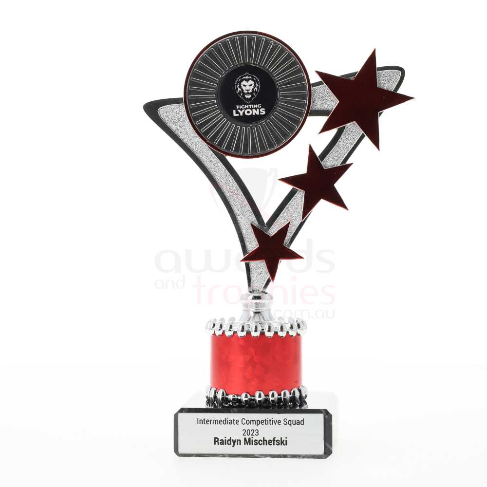 Hierro Star Silver/Red 180mm