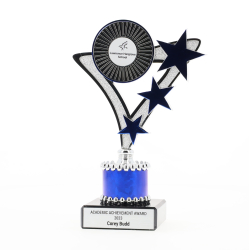 Hierro Star Silver/Blue 180mm