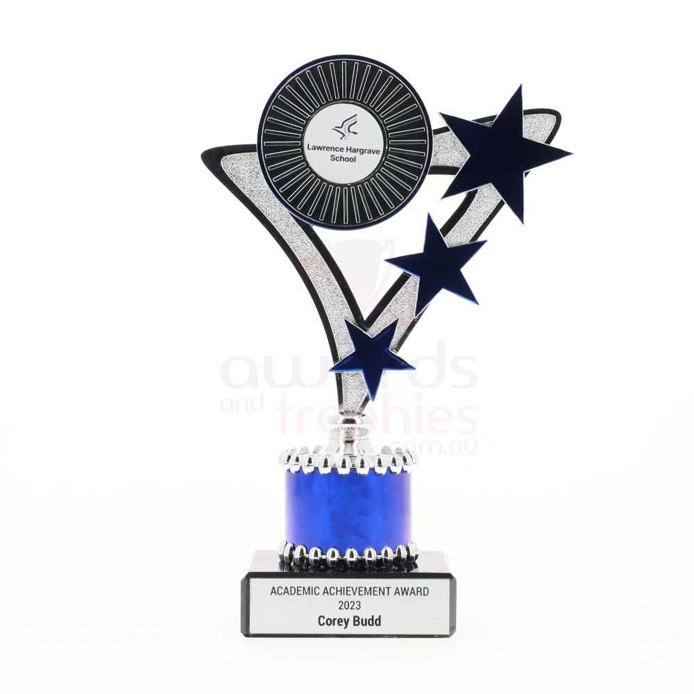Hierro Star Silver/Blue 180mm