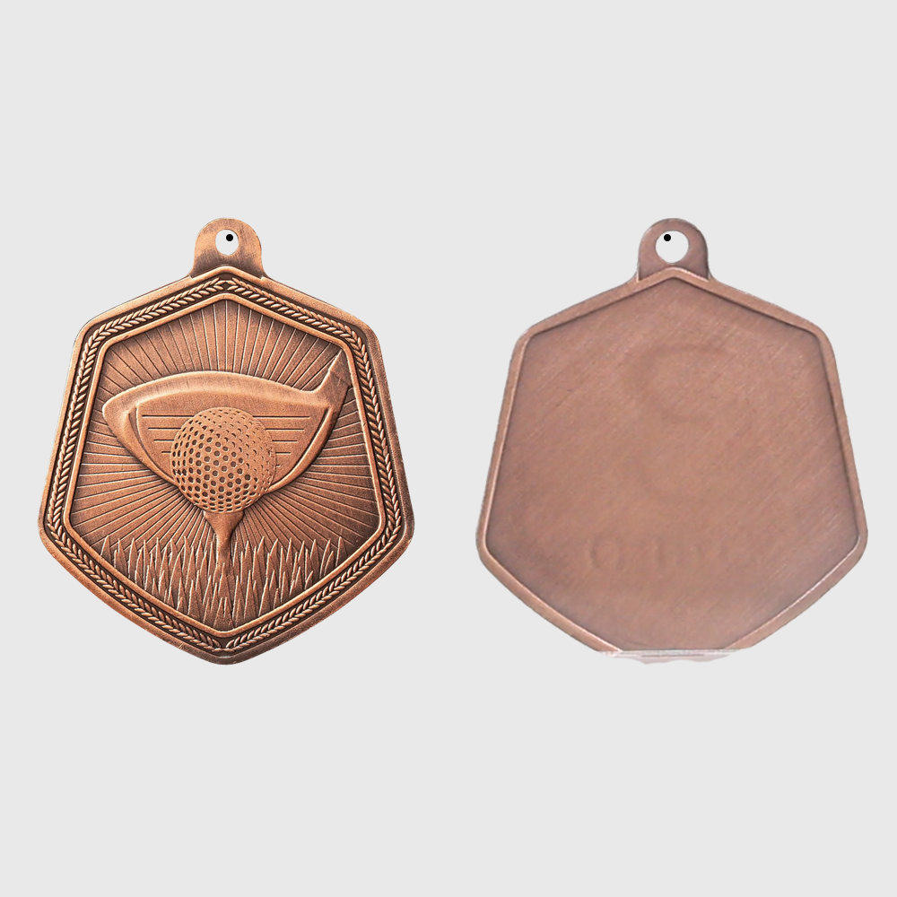 Golf Falcon Medal Bronze 65mm