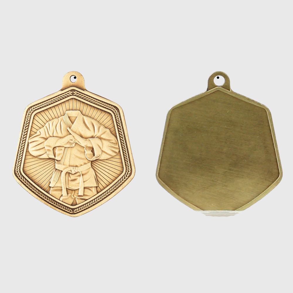 Martial Arts Falcon Medal Gold 65mm
