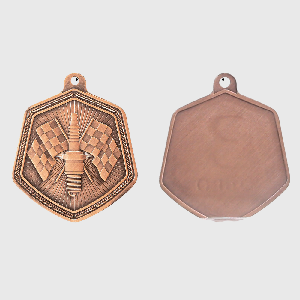 Motorsport Falcon Medal Bronze 65mm