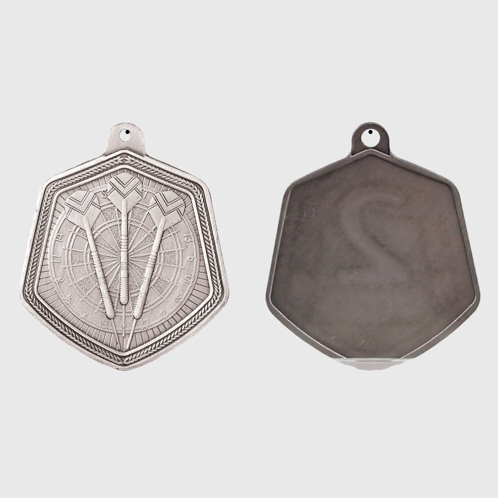 Darts Falcon Medal Silver 65mm