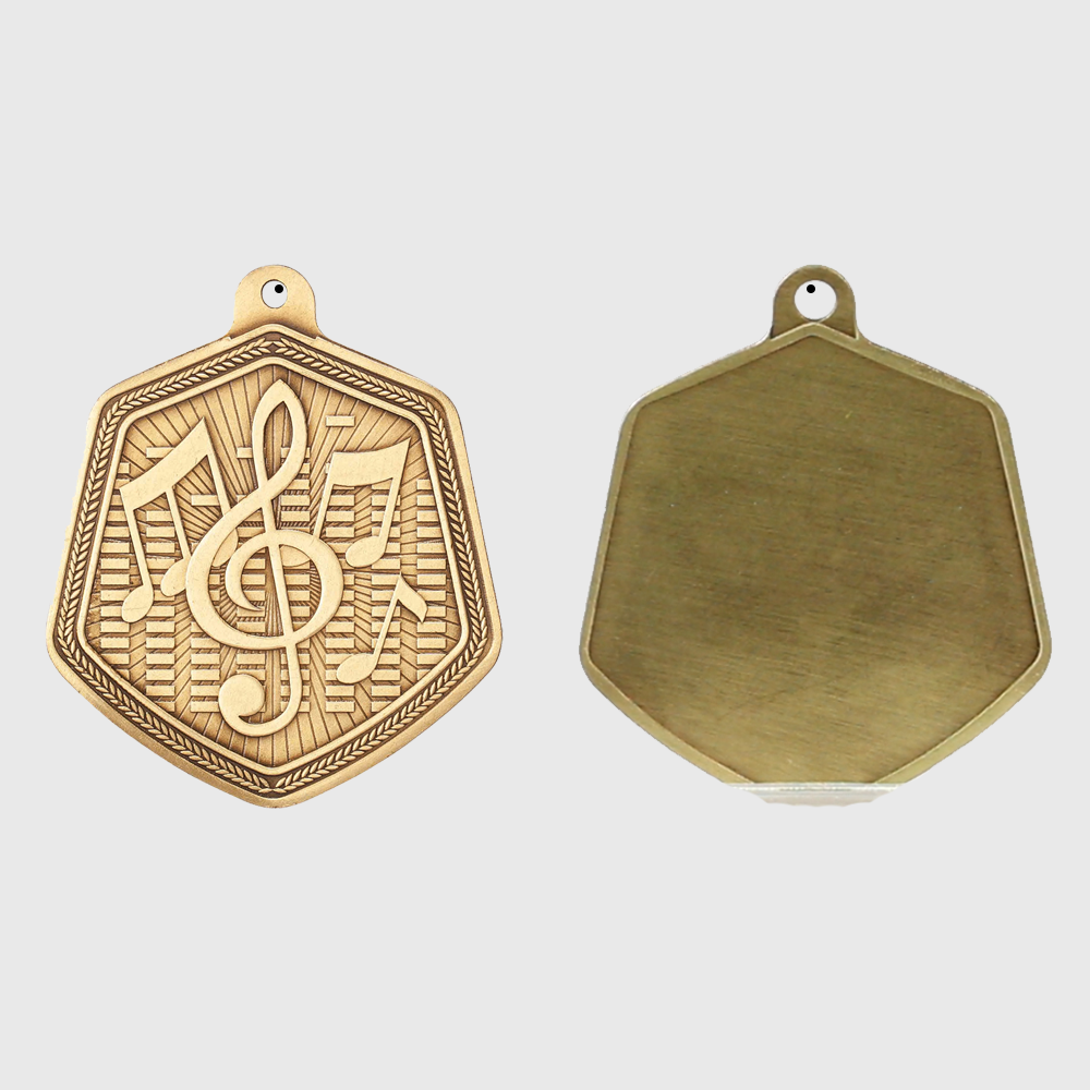Music Falcon Medal Gold 65mm