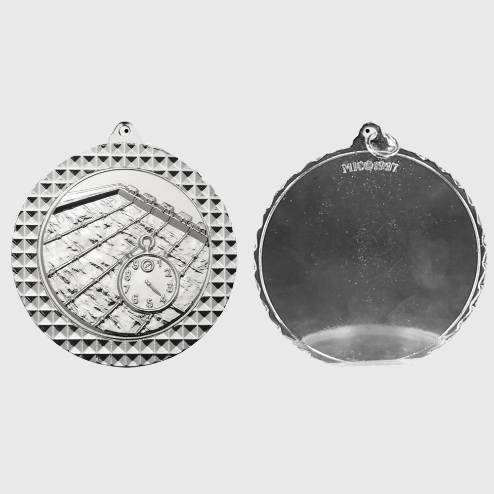 Swimming Facet Medal Silver 70mm