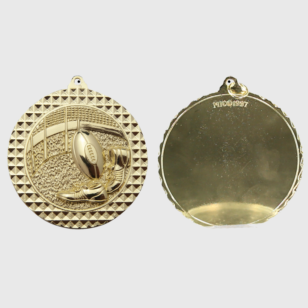 AFL Facet Medal Gold 70mm