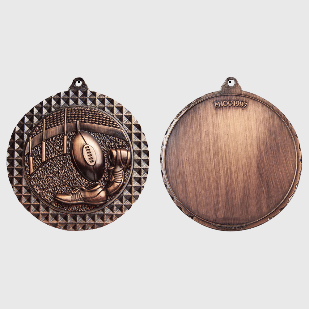 AFL Facet Medal Bronze 70mm