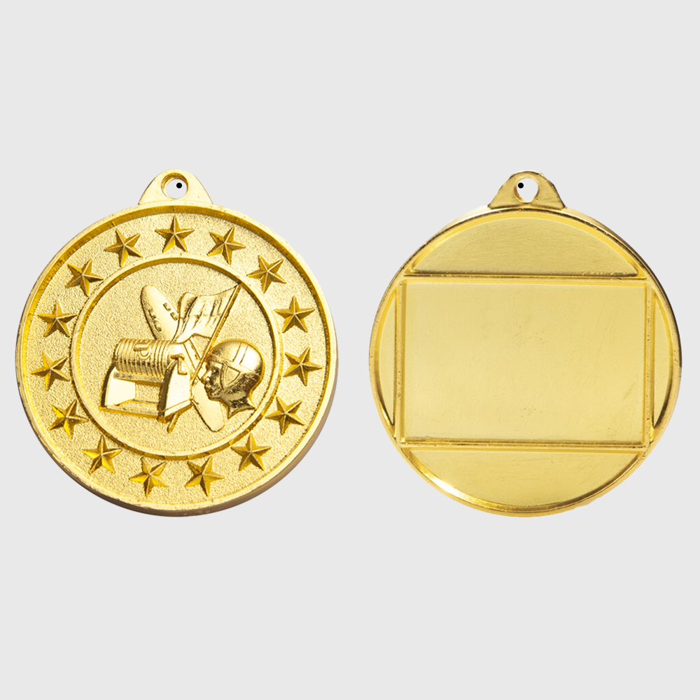 Surf Lifesaving Starry Medal Gold 50mm