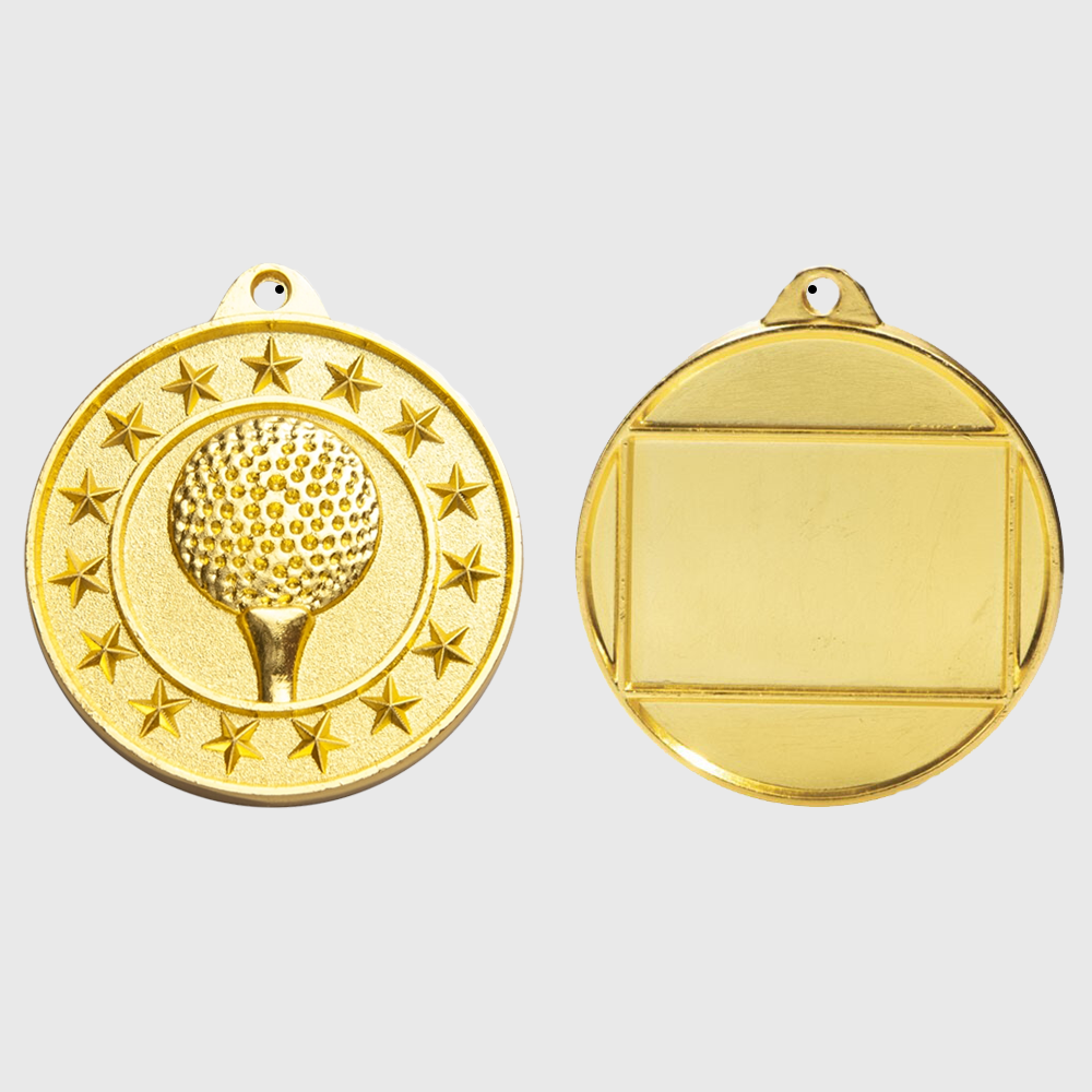 Golf Starry Medal Gold 50mm