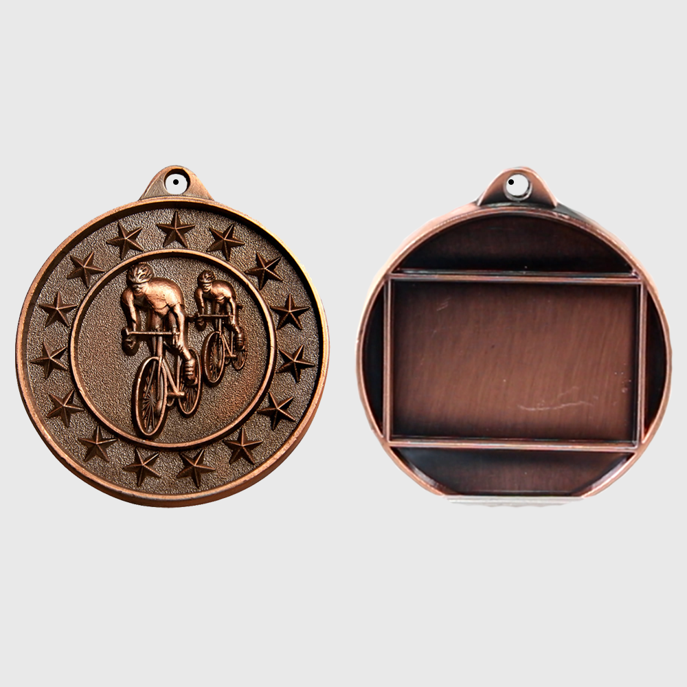 Cycling Starry Medal Bronze 50mm
