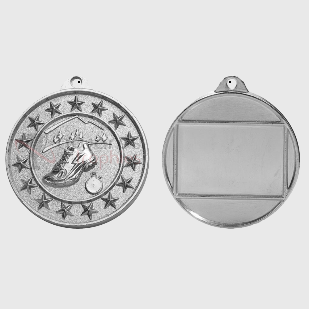 Cross Country Starry Medal Silver 50mm