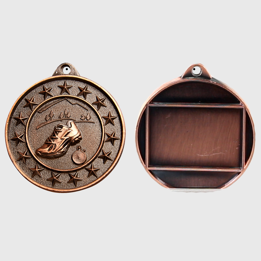 Cross Country Starry Medal Bronze 50mm