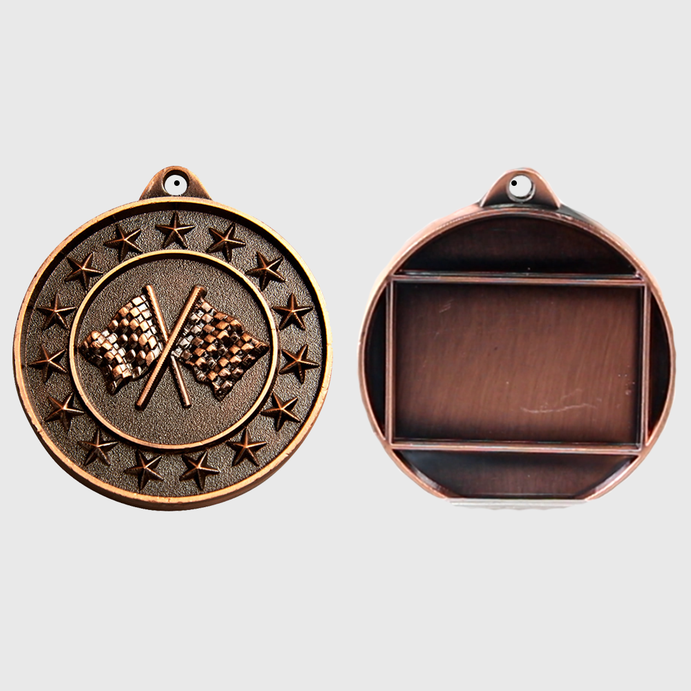 Motorsport Starry Medal Bronze 50mm