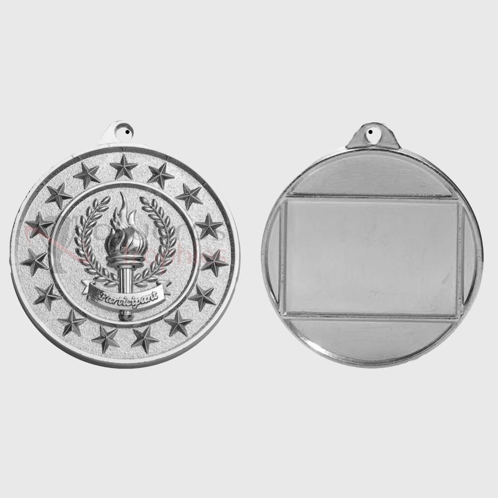 Participant Starry Medal Silver 50mm