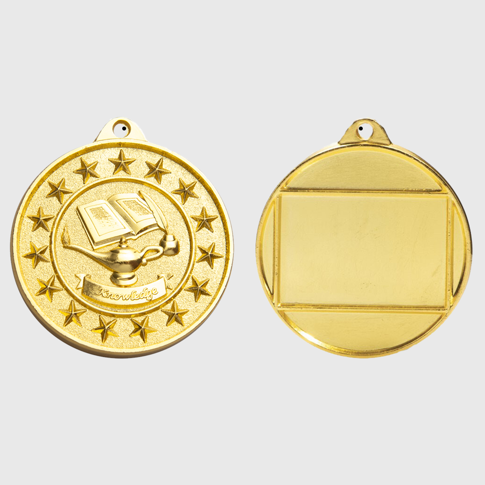 Knowledge Starry Medal Gold 50mm