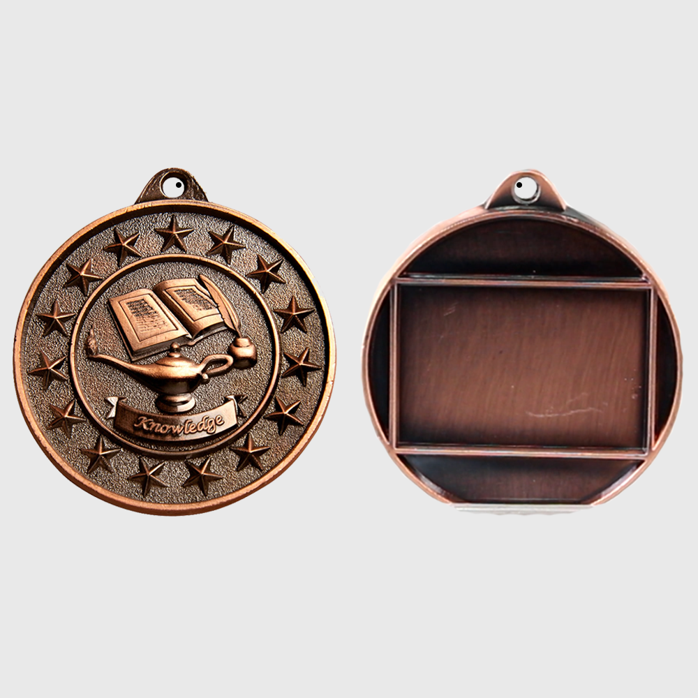 Knowledge Starry Medal Bronze 50mm