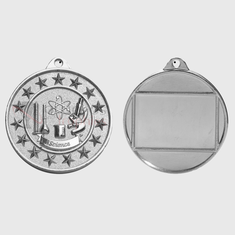 Science Starry Medal Silver 50mm