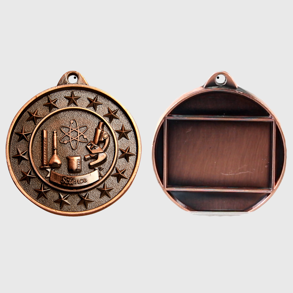 Science Starry Medal Bronze 50mm