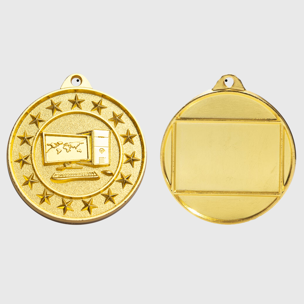 Computer Starry Medal Gold 50mm