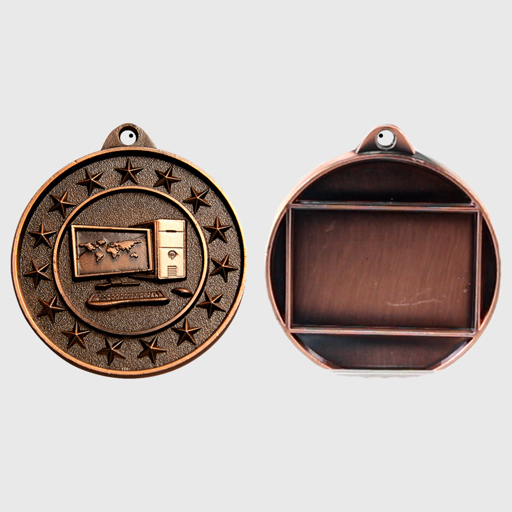 Computer Starry Medal Bronze 50mm