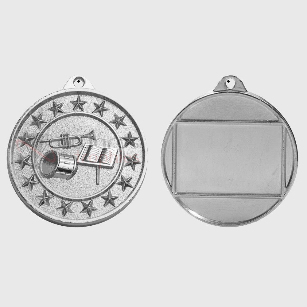 Band Starry Medal Silver 50mm
